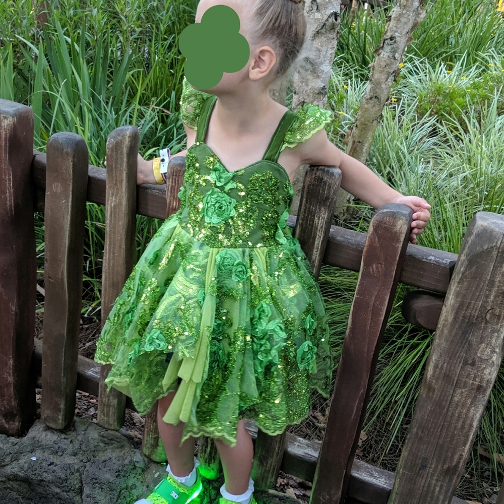 Tinker bell dress. Hand made